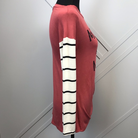 Moa Moa Pink Mornings Aren't My Thing Knit Top - Picture 4 of 7